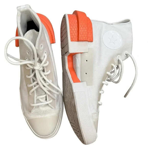 Converse All Star Disrupt CX High Top Sneaker White and Mango - Picture 1 of 10